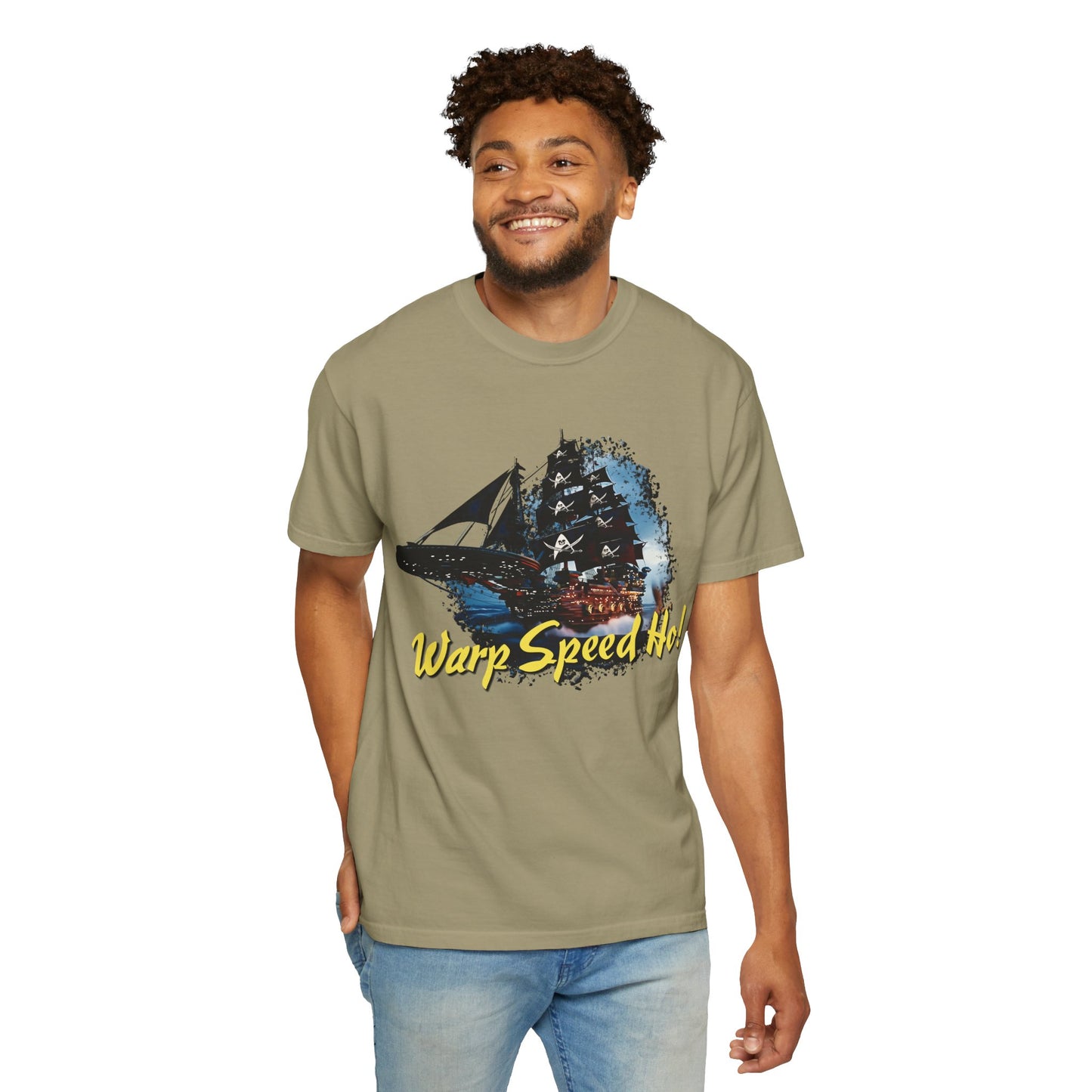 Warp Speed Ho! T-Shirt (Star Trek Pirates)