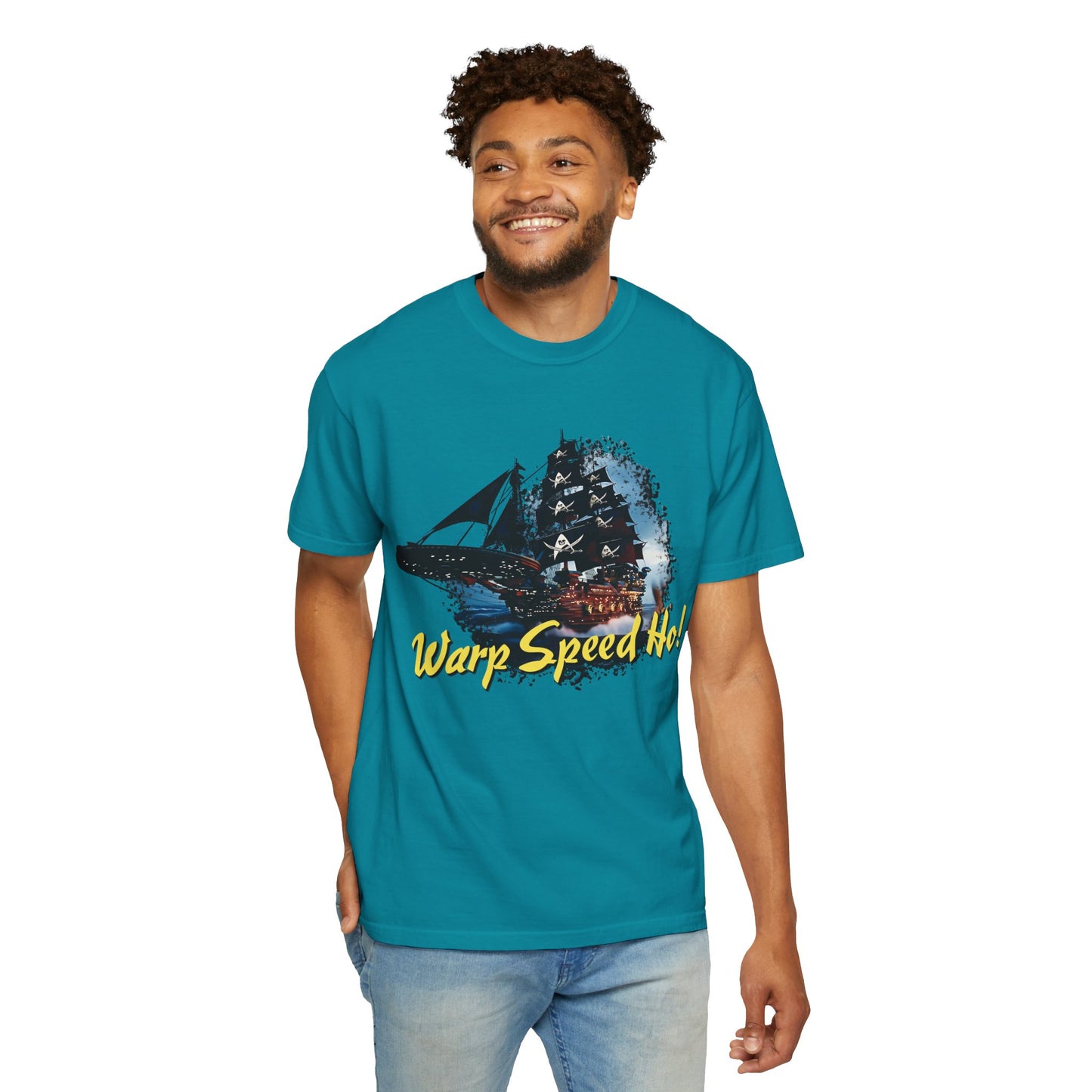 Warp Speed Ho! T-Shirt (Star Trek Pirates)