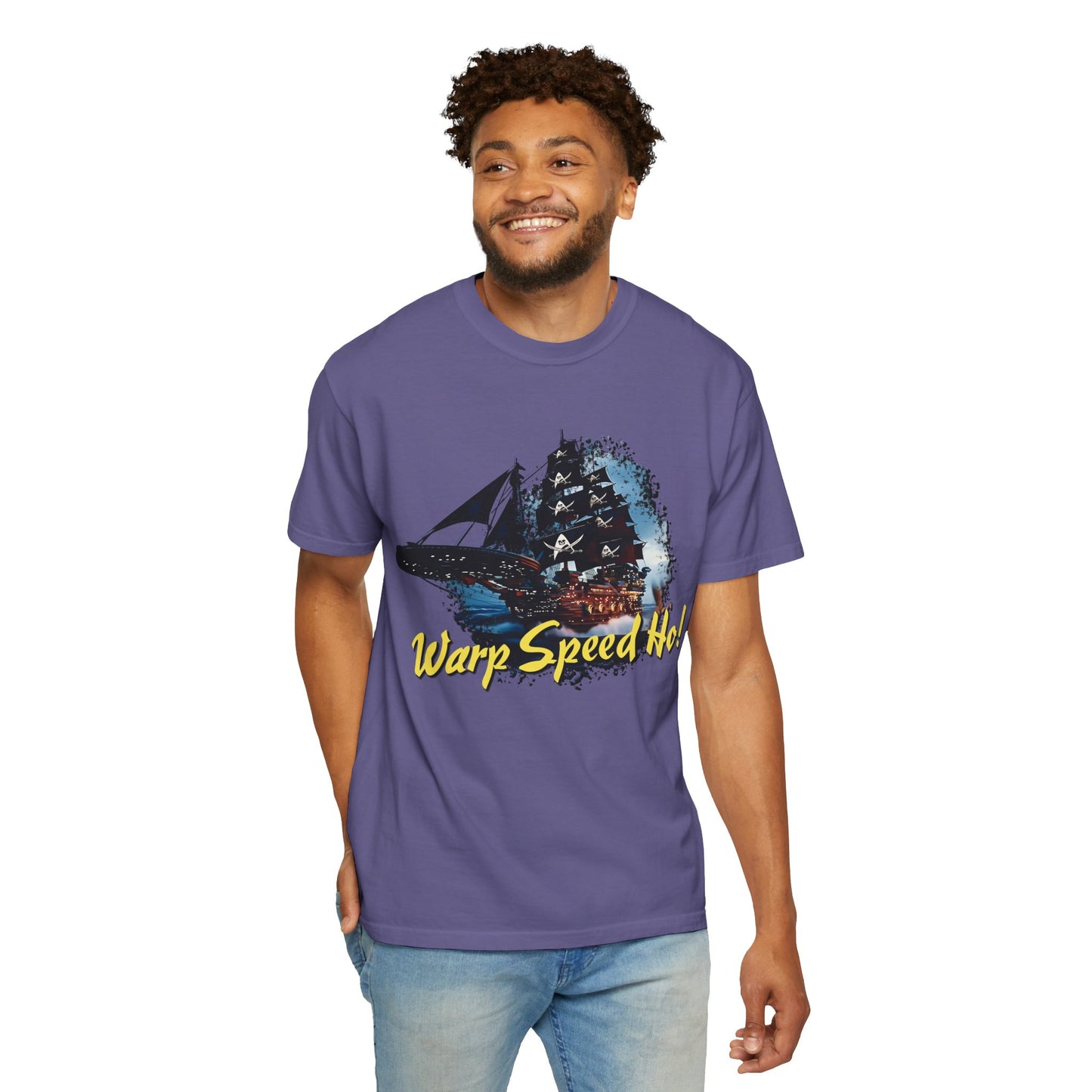 Warp Speed Ho! T-Shirt (Star Trek Pirates)