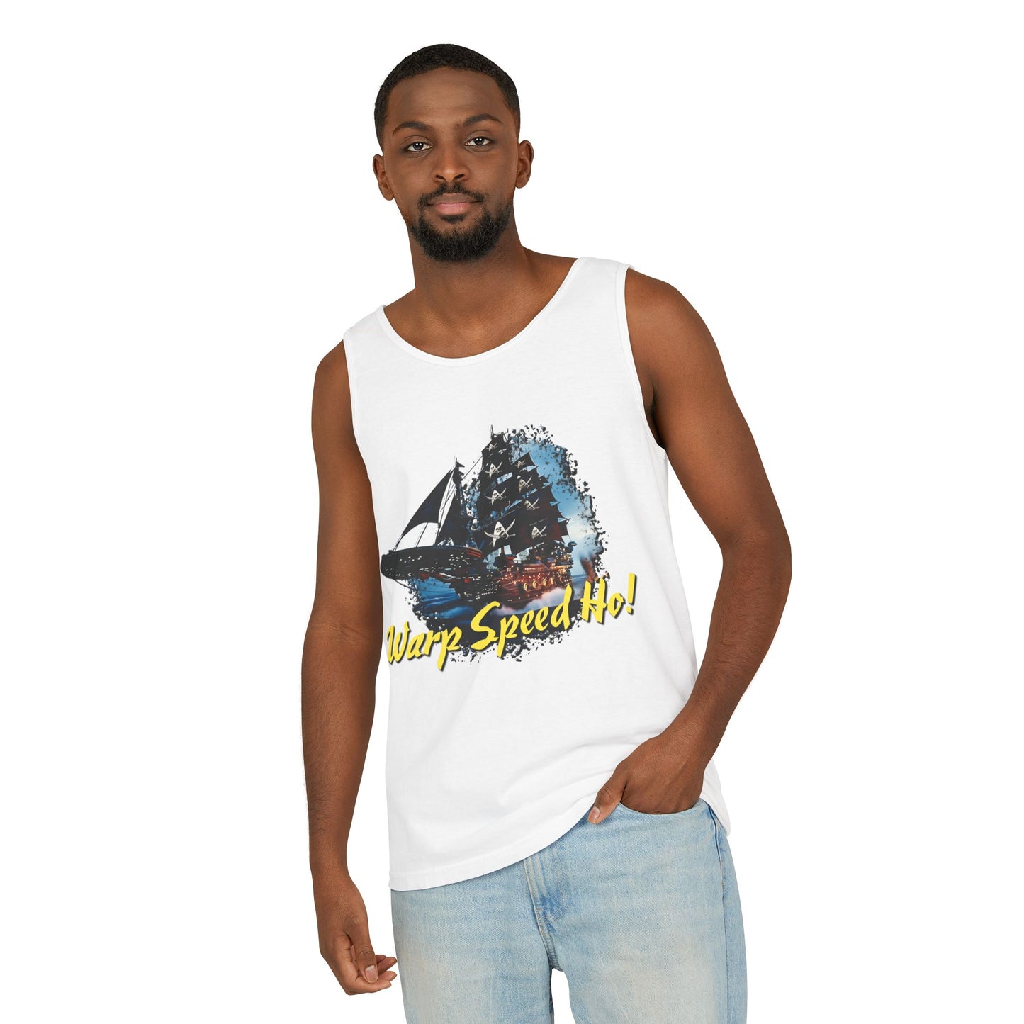 Warp Speed Ho! Tank Top (Star Trek Pirates)