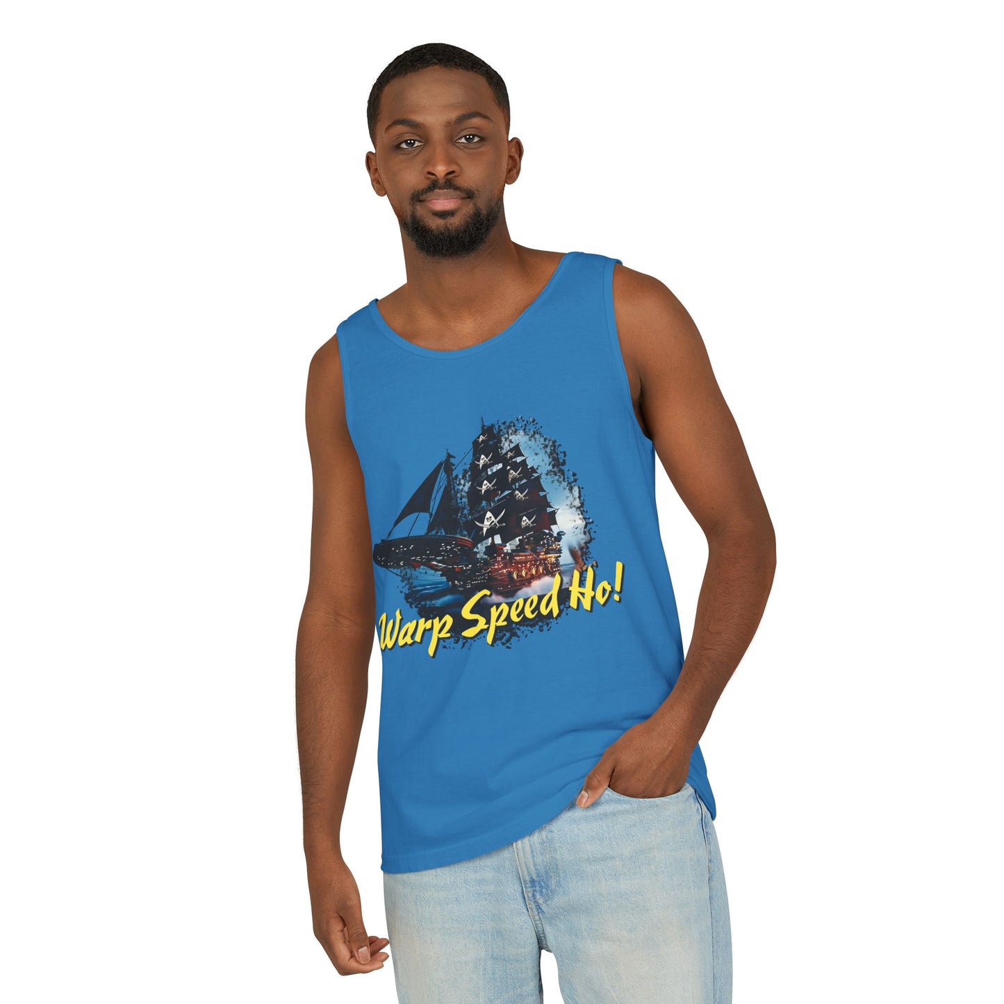 Warp Speed Ho! Tank Top (Star Trek Pirates)