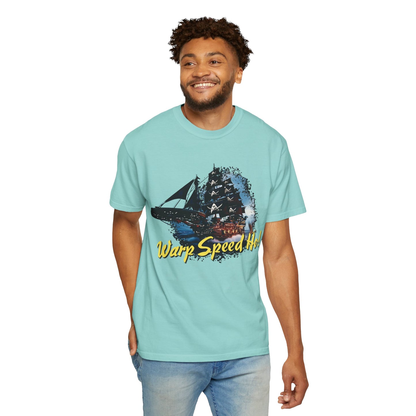 Warp Speed Ho! T-Shirt (Star Trek Pirates)