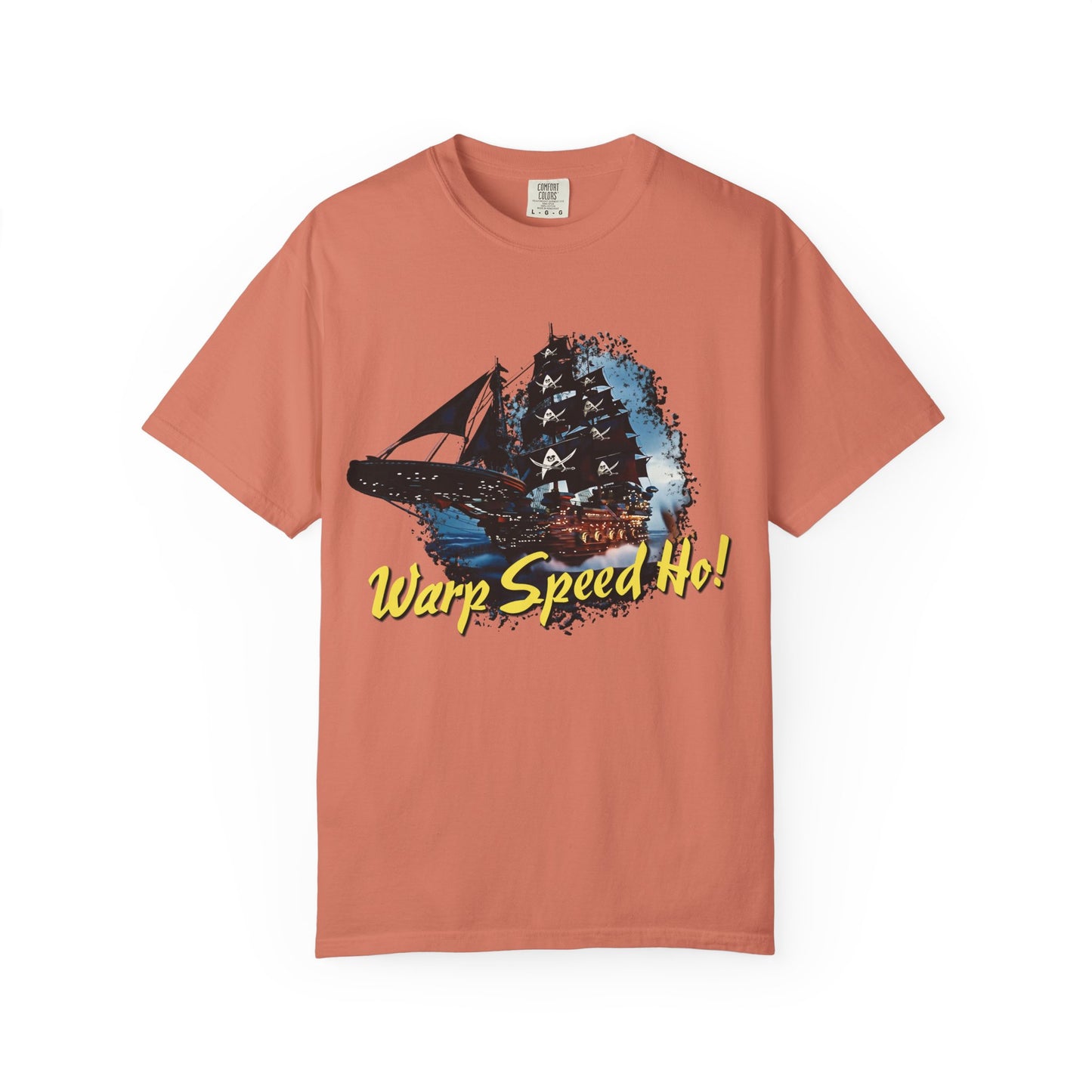 Warp Speed Ho! T-Shirt (Star Trek Pirates)